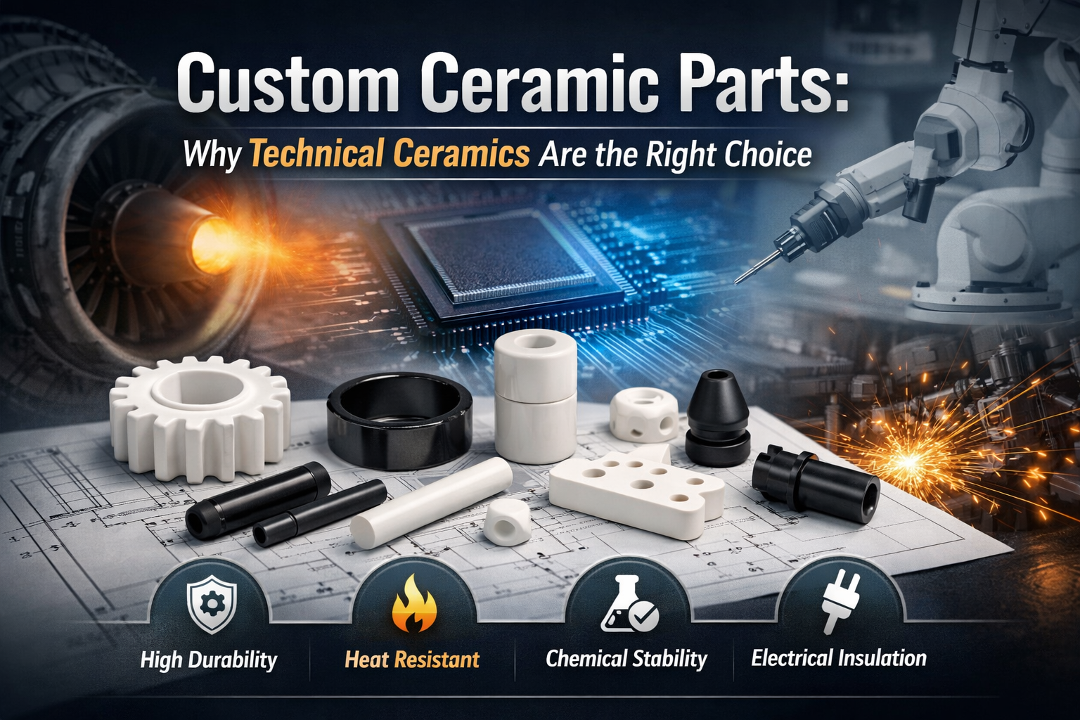 Read more about the article Custom Ceramic Parts: Why Technical Ceramics Are the Right Choice